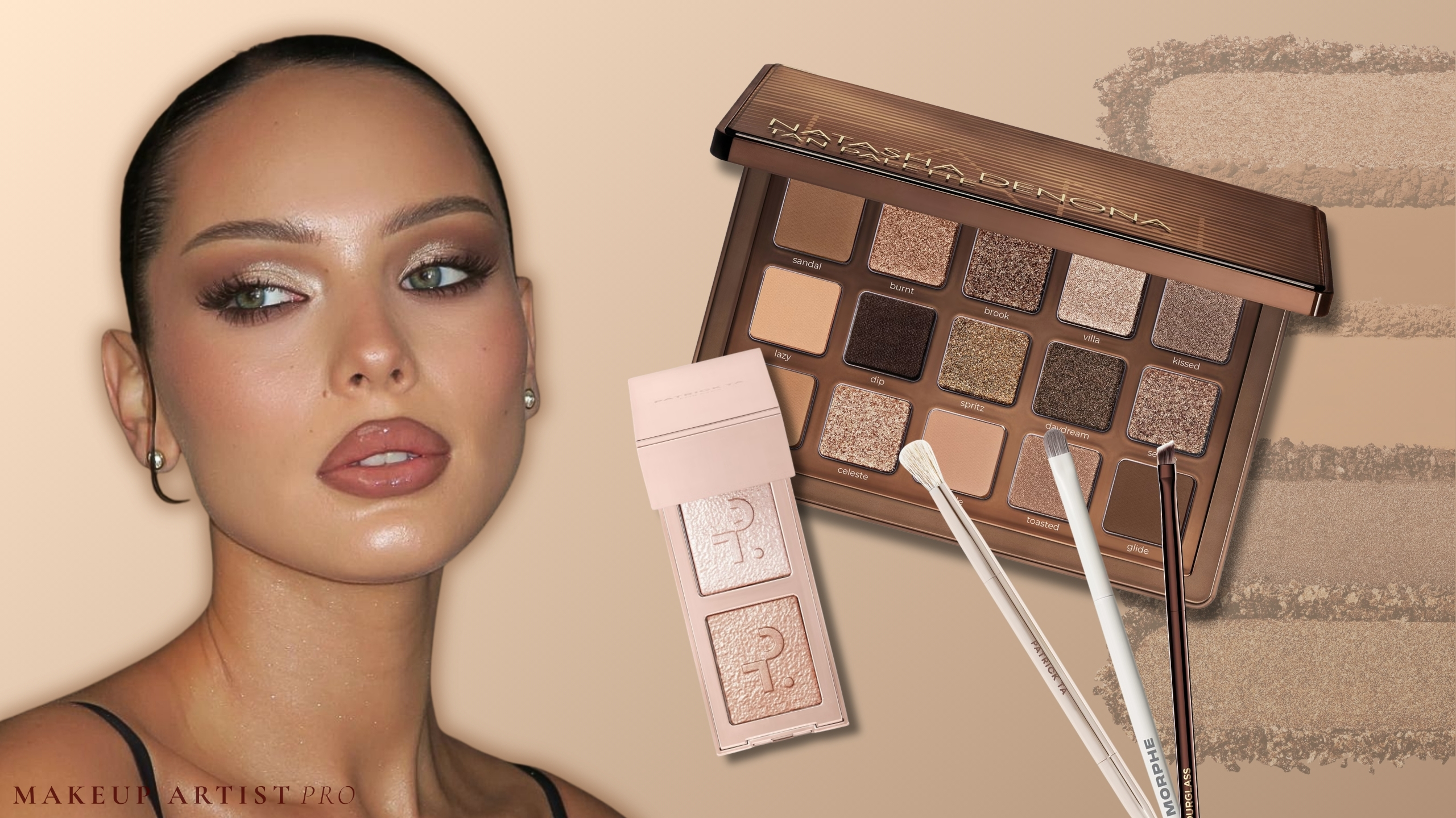 Smokey Eyes With Gold: Copper, Bronze and Glaze