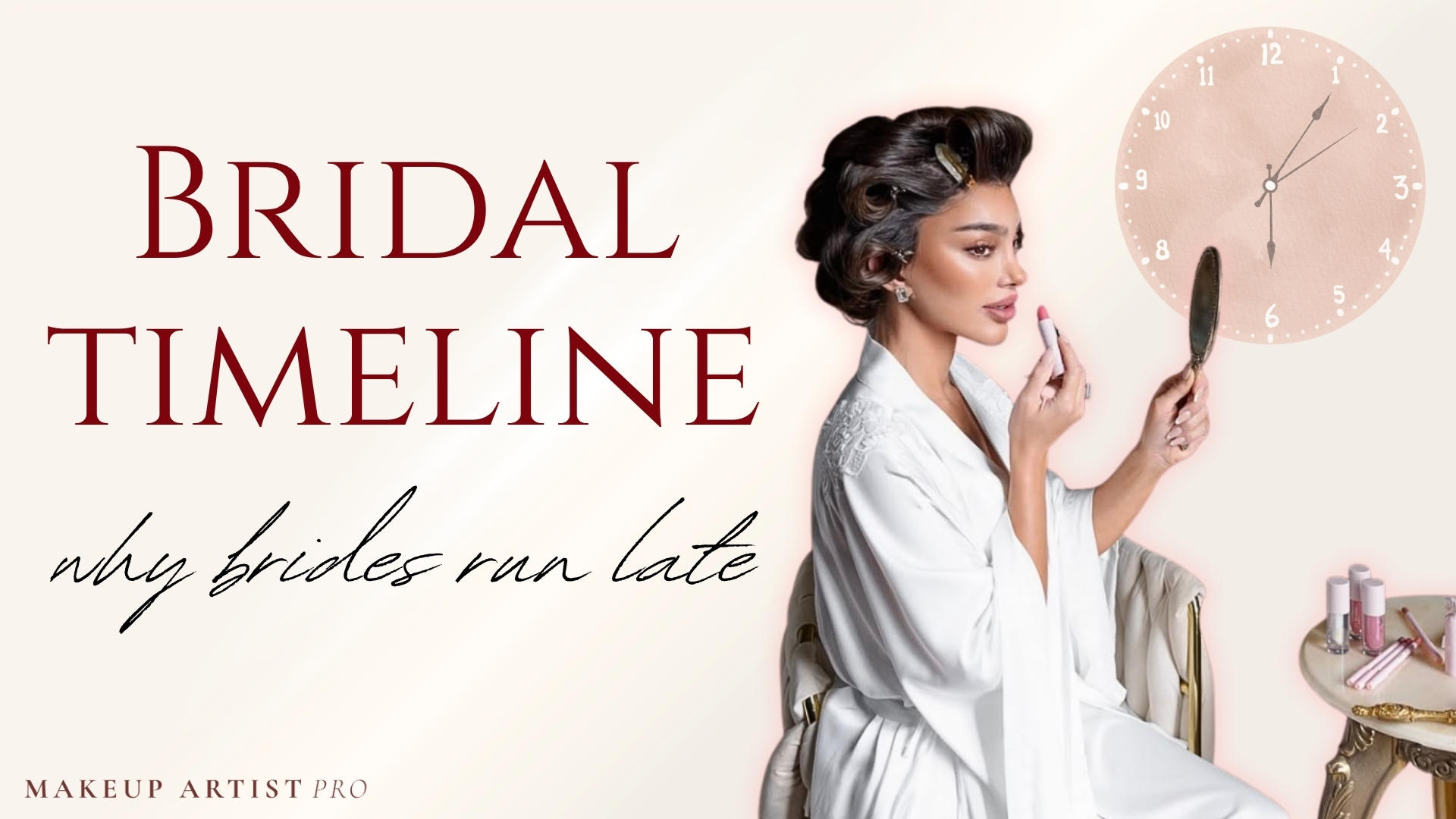 Wedding Makeup Timing: When to Get It Done